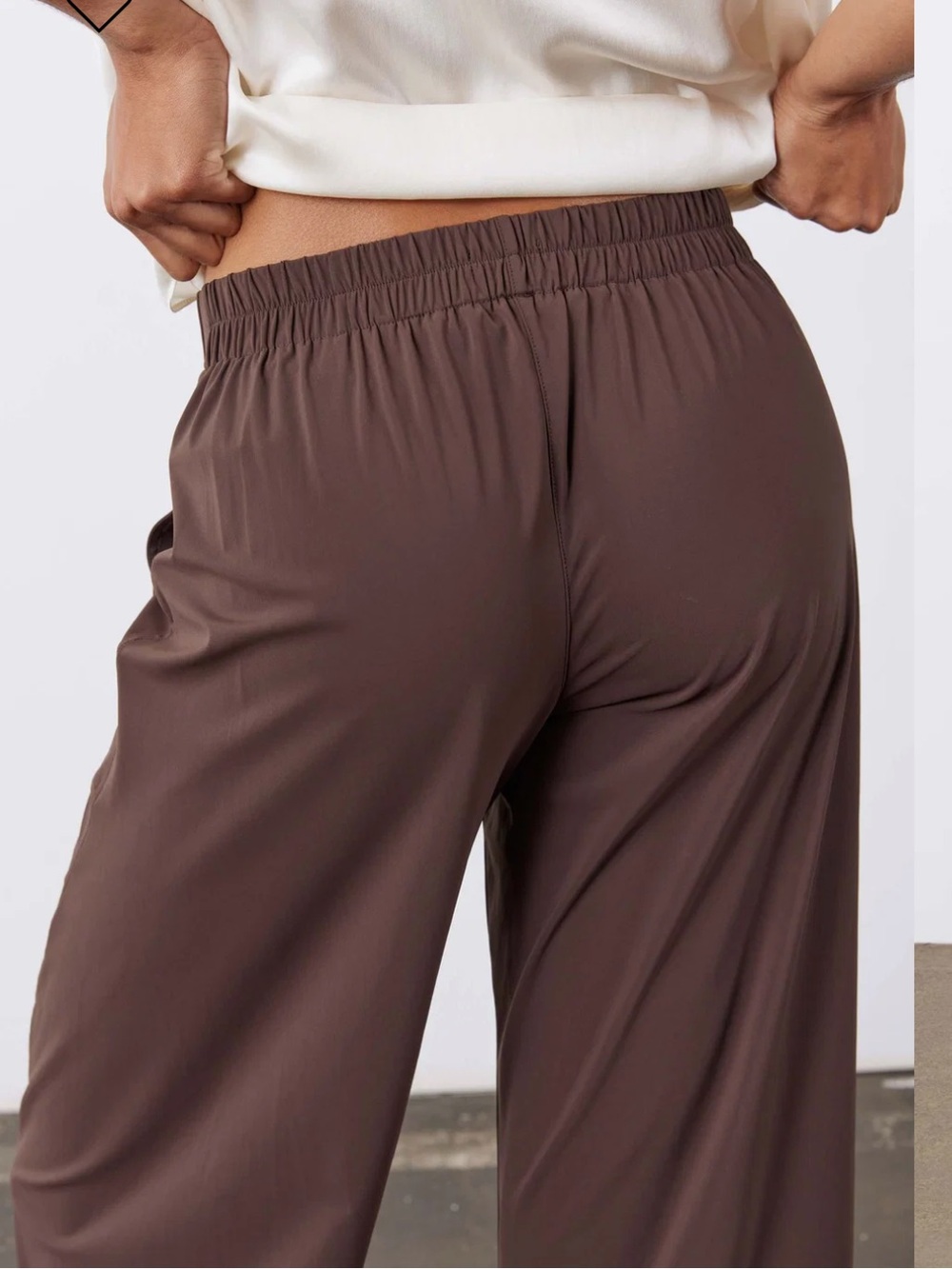 NWT RUTI Coffee “On The Loose Work Pants” - Picture 5 of 8